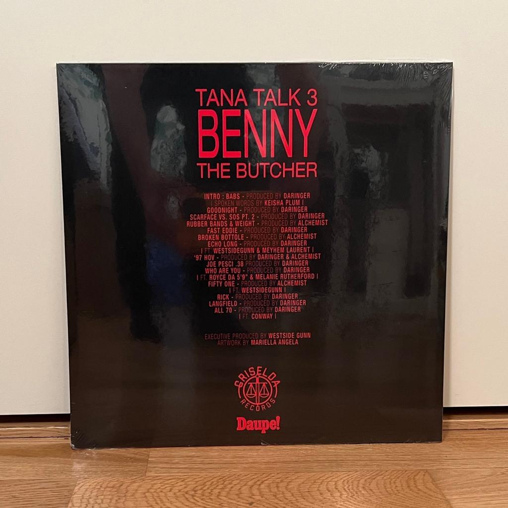 Benny The Butcher Tana Talk Ny Och Inplastad Vinylkoll