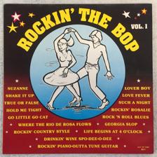 Tumnagel för auktion "V/A rockin the bop LP -80  OUT OF TIME 8011 rockabilly"