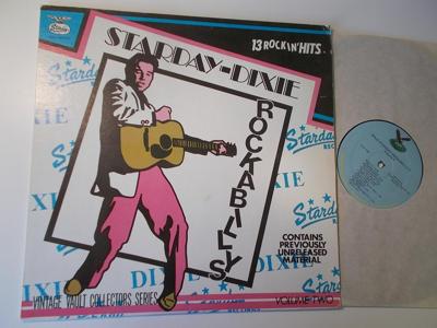 Tumnagel för auktion "V/A STARDAY DIXIE ROCKABILLY'S - Volume 2, LP Gusto USA 1979"