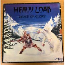 Tumnagel för auktion "HEAVY LOAD - DEATH OR GLORY - ”Sweden 1982"."