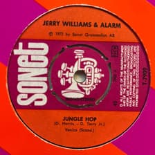 Tumnagel för auktion "7" Jerry Williams & Alarm - Jungle hop 73 SWE Rock"