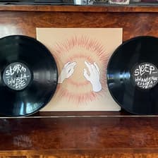 Tumnagel för auktion "Godspeed you! Black Emperor- Lift your skinny fists Vinyl LP post rock"