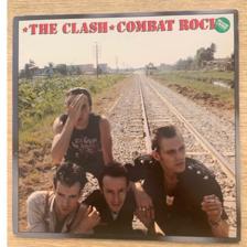 Tumnagel för auktion "The Clash, Combat Rock"