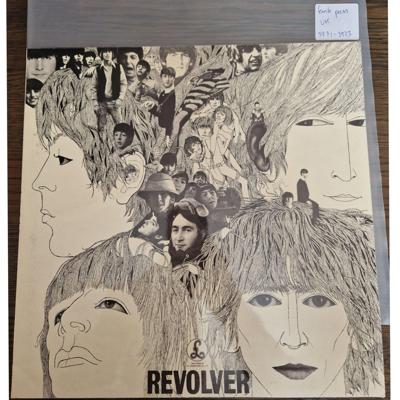 Tumnagel för auktion "Beatles - Revolver UK 5:e Press TOPPSKICK"