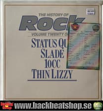 Tumnagel för auktion "STATUS QUO; SLADE; 10CC; THIN LIZZY - THE HISTORY OF ROCK #21"