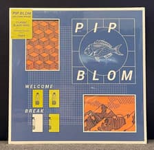 Tumnagel för auktion "Pip Blom Welcome Break RARE Indie Rock LP 2022 Orange Vinyl Still Sealed Die Cut"