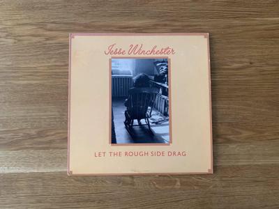 Tumnagel för auktion "Jesse Winchester – Let The Rough Side Drag LP Bearsville 1976"