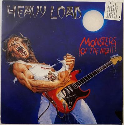 Tumnagel för auktion "HEAVY LOAD Monsters Of The Night 7" -85 Swe WEA 248983-7 *** RARE METAL ***"