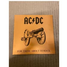 Tumnagel för auktion "AC/DC - For Those About To Rock (Scandinavia / 81)"