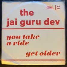 Tumnagel för auktion "THE JAI GURU DEV - YOU TAKE A RIDE. VINYL 7" SINGEL SVERIGE -71. PSYK ROCK. OLGA"