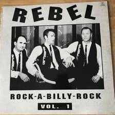 Tumnagel för auktion "Rebel, Rock-A-Billy-Rock"