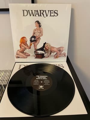 Tumnagel för auktion "Vinyl DWARVES INVENTED ROCK N ROLL"