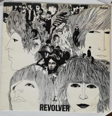 Tumnagel för auktion "The Beatles Vinyl LP Revolver från 1960-talet."