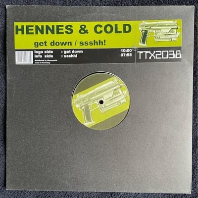 Tumnagel för auktion "Hennes & Cold - Get Down / ssshh! (Tracid Traxxx, 12" Hard Trance, Germany 2002)"