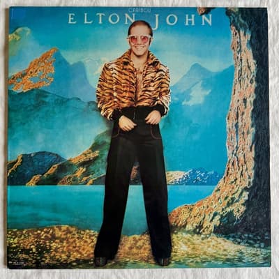 Tumnagel för auktion "Elton John - Caribou - MCA Records Canada, reissue (1980)"