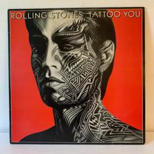 Tumnagel för auktion "Rolling Stones - Tattoo You   Brasilien Press  Fint Ex!"