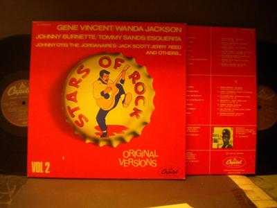 Tumnagel för auktion "GENE VINCENT/WANDA JACKSON/JOHNNY BURNETTE.... VOL. 2 - 3 -LP BOX - V/A"