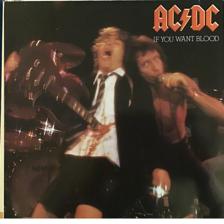 Tumnagel för auktion "AC/DC. If you want blood .LP tysk press "