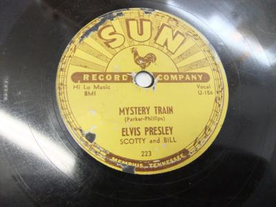 Tumnagel för auktion "ELVIS PRESLEY   78 RPM   SUN 223   MYSTERY TRAIN  100%  ORGINAL    MEGA RARE   "