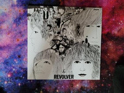 Tumnagel för auktion "The Beatles - Revolver - Nyutgåva"