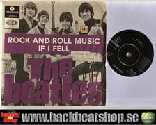 Tumnagel för auktion "THE BEATLES - ROCK AND ROLL MUSIC / IF I FELL"