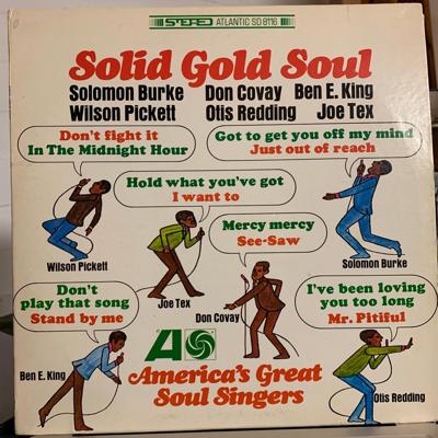 Tumnagel för auktion "V/A SOLID GOLD SOUL LP / US Atlantic Press Otis Redding Don Covay Wilson Pickett"