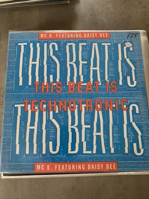Tumnagel för auktion "12" MC B - This beat is technotronic, 1990"