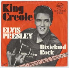 Tumnagel för auktion "Elvis Presley 47- 9201 - King Creole/Dixieland Rock- O2 labels - DE"