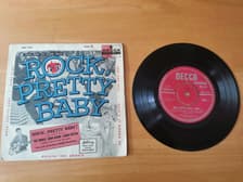 Tumnagel för auktion "JIMMY DALEY AND THE DING-A-LINGS - Rock pretty baby, EP, SWE -57, PS"