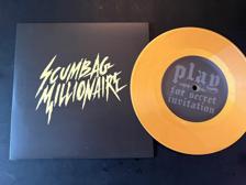 Tumnagel för auktion "Scumbag Millionaire - Golden ticket 7" one side single RARE 1 kr ut action rock"