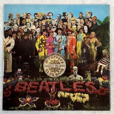 Tumnagel för auktion "THE BEATLES Sgt Pepper's lonely hearts club band LP UK EMI/PARLOPHONE PCS 7027"