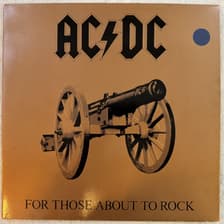 Tumnagel för auktion "AC/DC for those about to rock LP -81 Hol ATLANTIC ATL 50851"