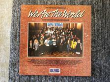 Tumnagel för auktion "V/A - We are the World LP, Bob Dylan, Michael Jackson, Bruce Springsteen, "