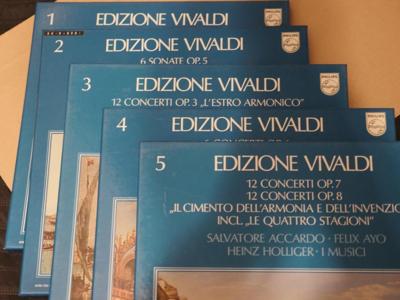 Tumnagel för auktion "Vivaldi &quot;Edizione&quot; Volume 1-9 - V/A, 41-LP, Philips"