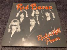 Tumnagel för auktion "Red Baron - Rock ’n’ Roll power, 7” Vinylsingel"