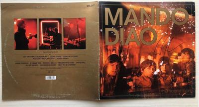 Tumnagel för auktion "Mando Diao - Hurricane Bar (2004) vinylskiva, signerad"