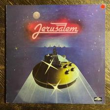 Tumnagel för auktion "JERUSALEM - Same 1978. Första LPn’ Originalinner! Prog-rock. Svensk Hårdrock LP"