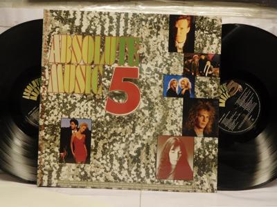 Tumnagel för auktion "ABSOLUTE MUSIC - 5 - 2-LP - V/A"