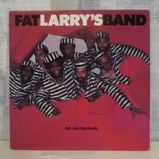 Tumnagel för auktion "FAT LARRY`S BAND :: ACT LIKE YOU KNOW (12") UK Press"