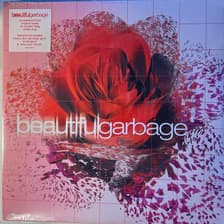 Tumnagel för auktion "GARBAGE - BEAUTIFUL GARBAGE. VIT VINYL 2-LP EU -21 RE (-01) ALT. ROCK. INPLASTAD"