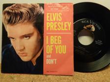 Tumnagel för auktion "ELVIS: RCA. 47-7150. I BEG OF YOU+1. US-PRESS. VINYLEN I M-"