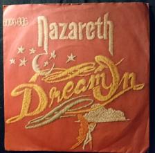 Tumnagel för auktion "NAZARETH  "Dream on/ You love another"  1982  single 7"   German press"