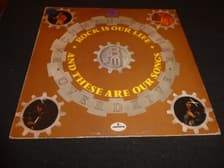 Tumnagel för auktion "Bachman-Turner Overdrive - Rock is our life - SWE LP - 1975"