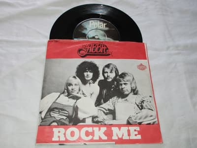Tumnagel för auktion "ABBA DANSK SINGEL ROCK ME 1975"