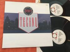 Tumnagel för auktion "V/A Techno! The New Dance Sound Of Detroit 2xLP -88 10 RECORDS DIXG 75"