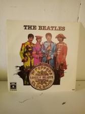 Tumnagel för auktion "The Beatles - Sgt. Pepper's Lonely Hearts Club Band - 7C 006-06838 - Singel 7""