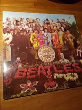 Tumnagel för auktion "The Beatles " Sgt. Peppers Lonely Hearts Club Band" Vinyl"