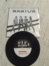 Tumnagel för auktion "Wanton-Motorcycle man/I Want you/7"/vinyl/very rare Swedish metal/NM!!!"