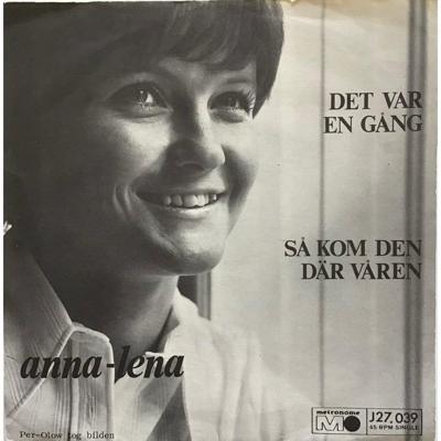 Tumnagel för auktion "Anna-Lena Löfgren - Så kom den där våren / Det var en gång - 1969"