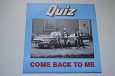 Tumnagel för auktion "Quiz - Come Back To Me, 7" Vinylsingel"